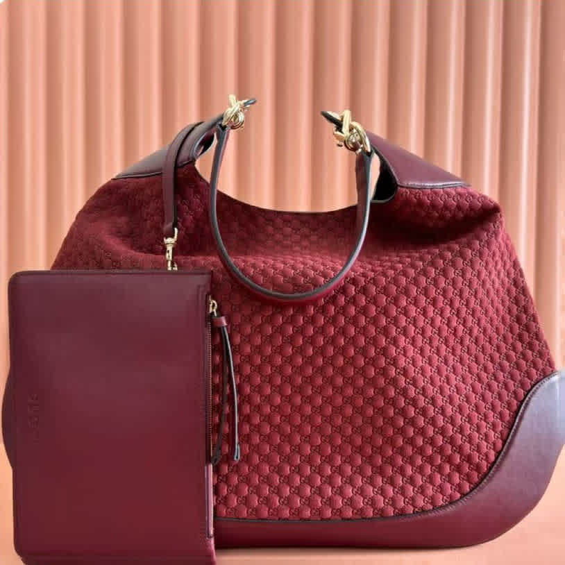 Gucci Hobo Wine Shoulder Bag-1