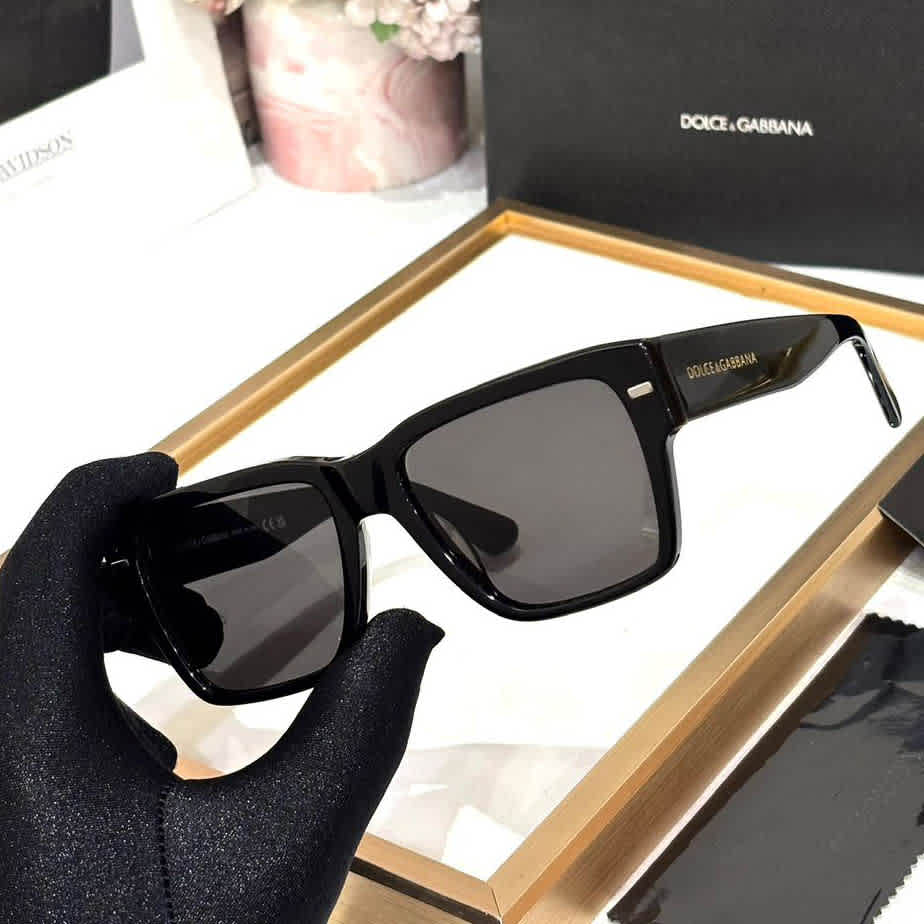 Dolce & Gabbana Black Premium Sunglasses-thumb-2