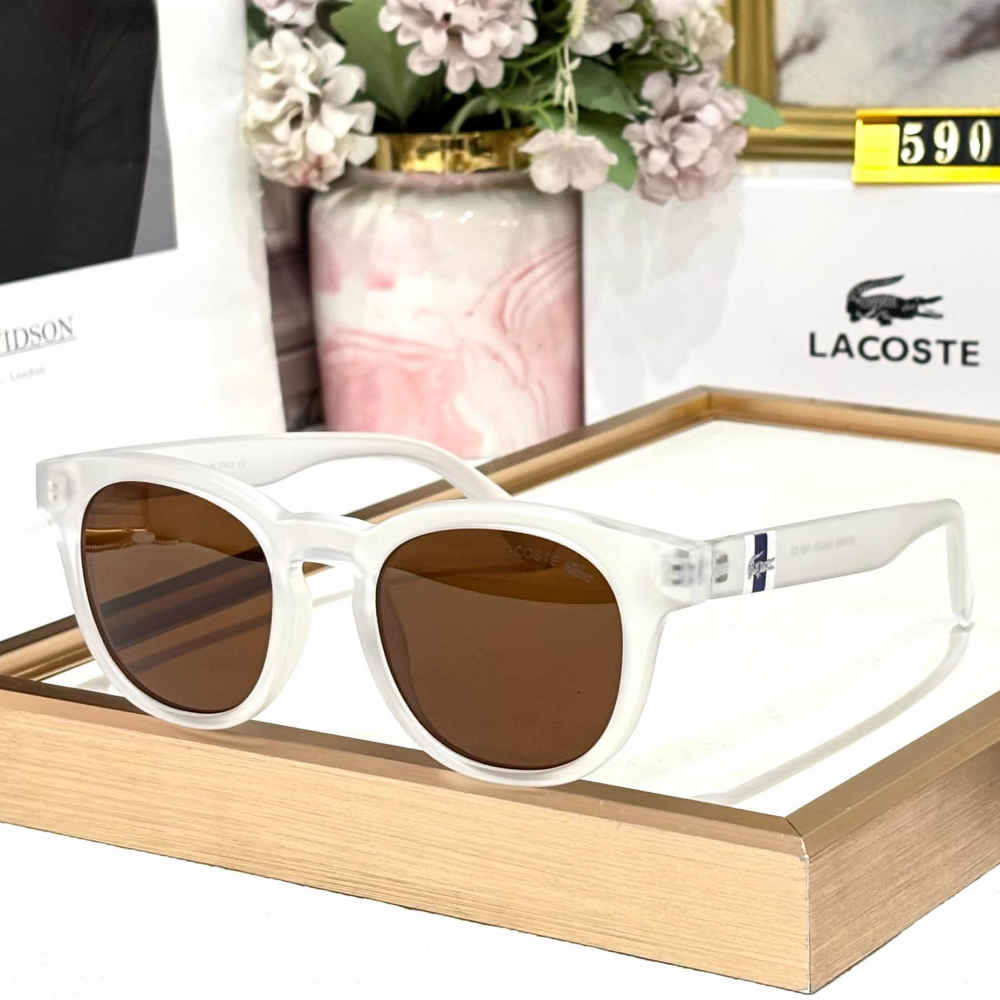 Lacoste White Premium Sunglasses-thumb-0