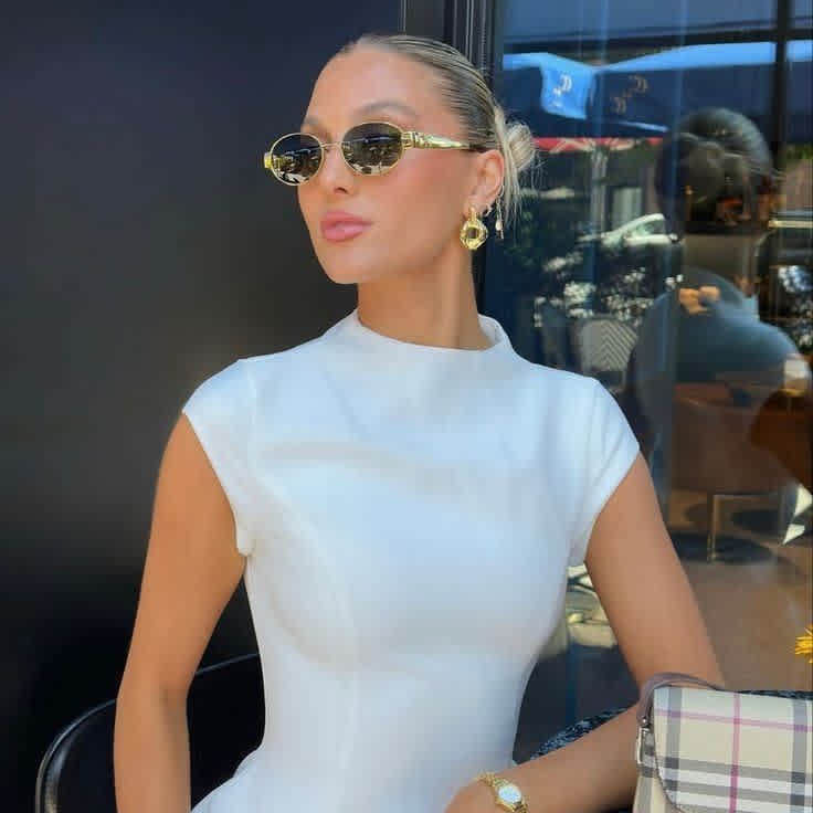 Celine Golden Premium Women's Sunglasses-4