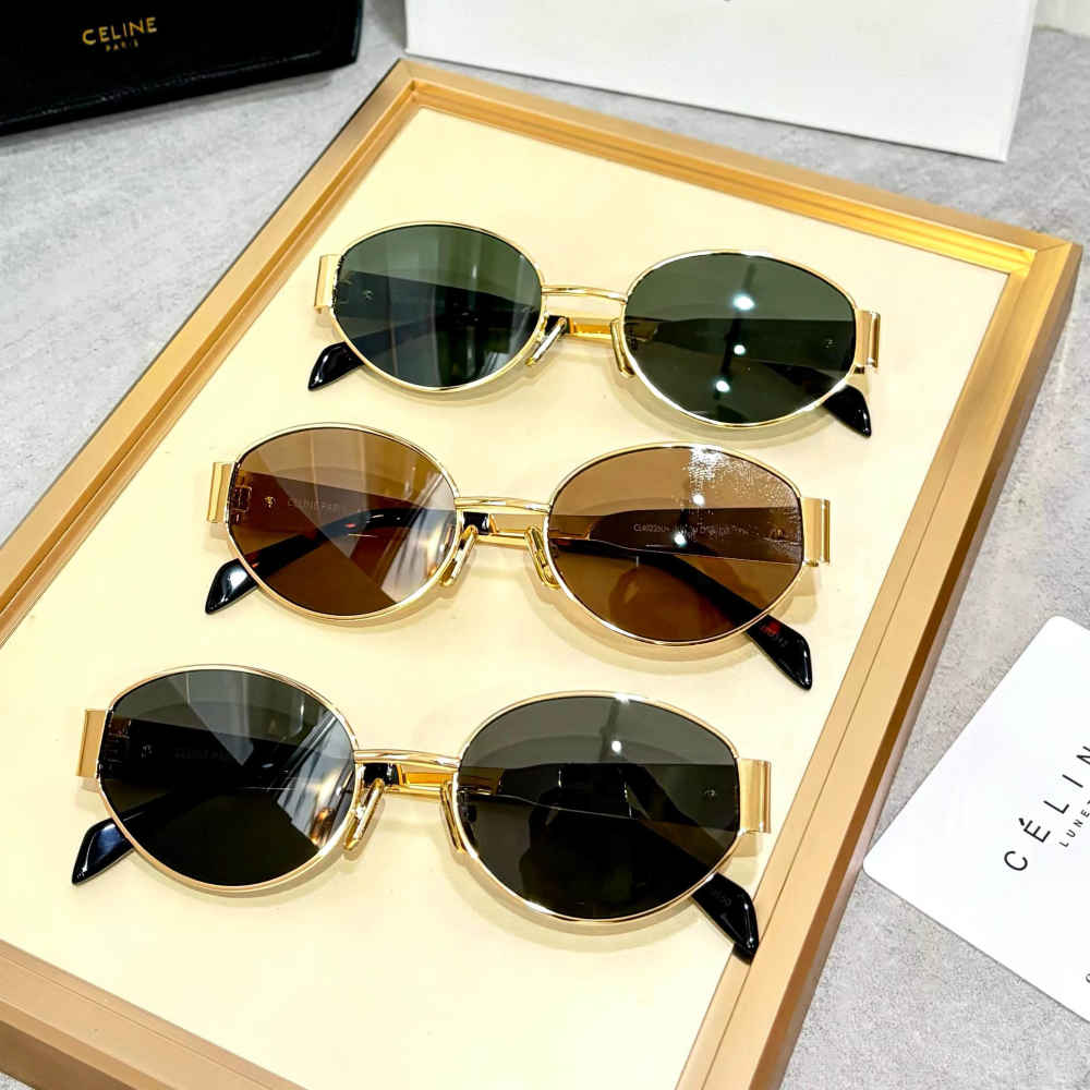 Celine Golden Premium Women's Sunglasses-3