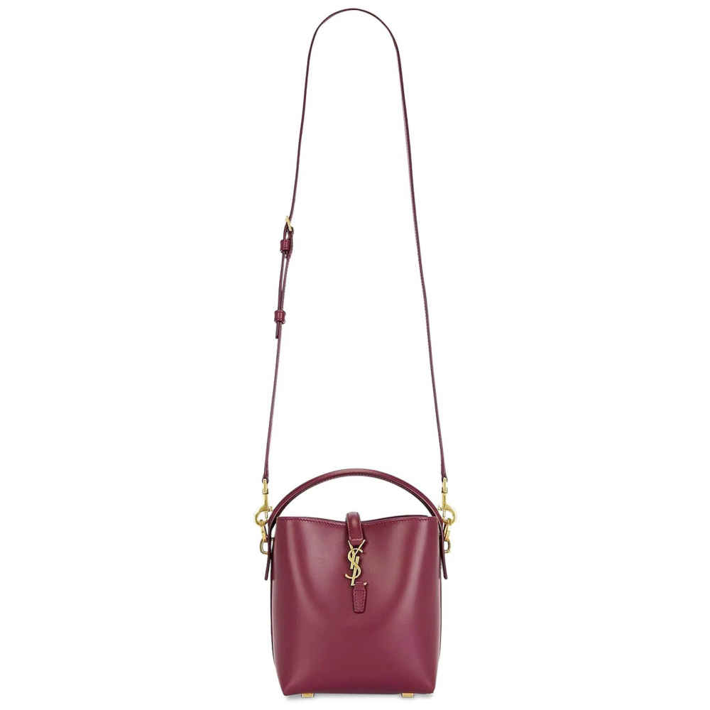 YSL Wine Premium Quality Bucket Bag-thumb-3