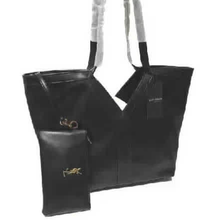 YSL Y Large Black Tote Bag-4
