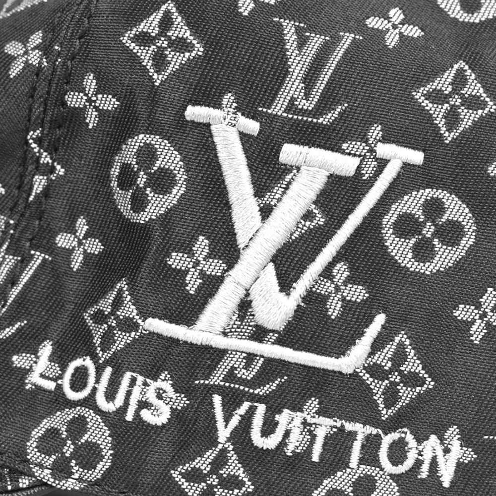 Louis Vuitton Embroidered logo Monogram Black Cap-3
