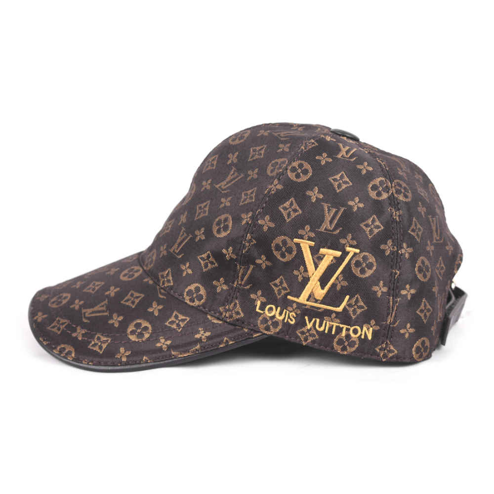 Louis Vuitton Embroidered logo Monogram Brown Cap-thumb-1