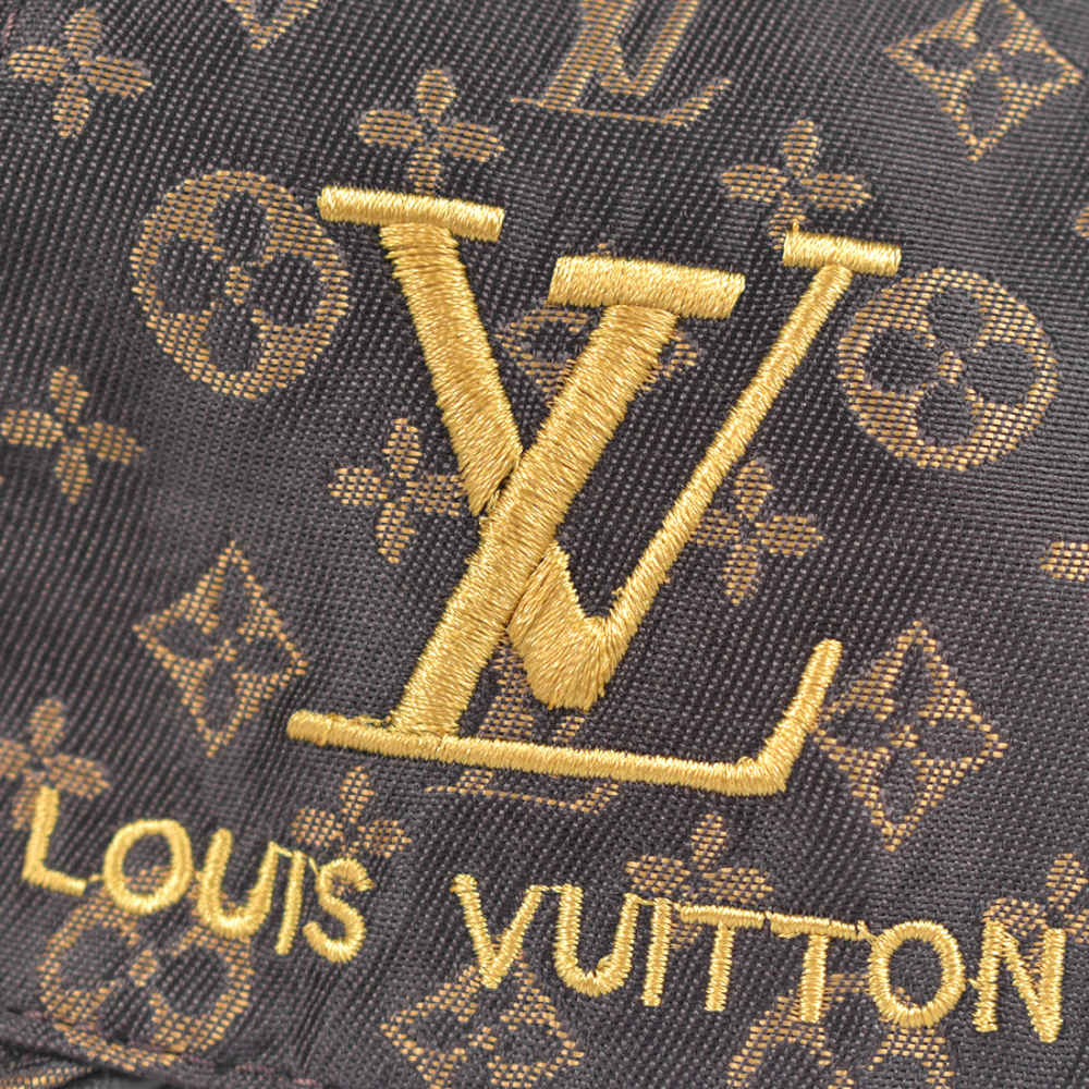 Louis Vuitton Embroidered logo Monogram Brown Cap-thumb-3