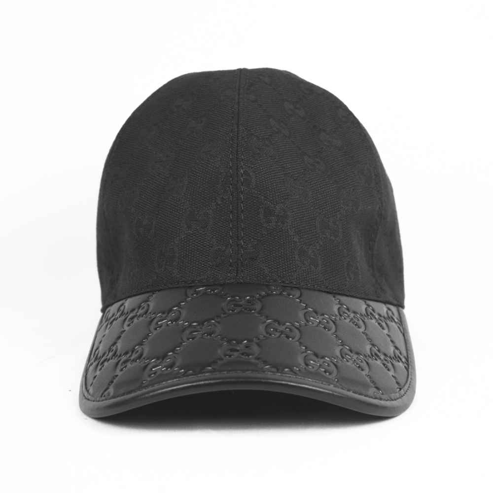 Gucci Monogram Black Premium Cap-thumb-2