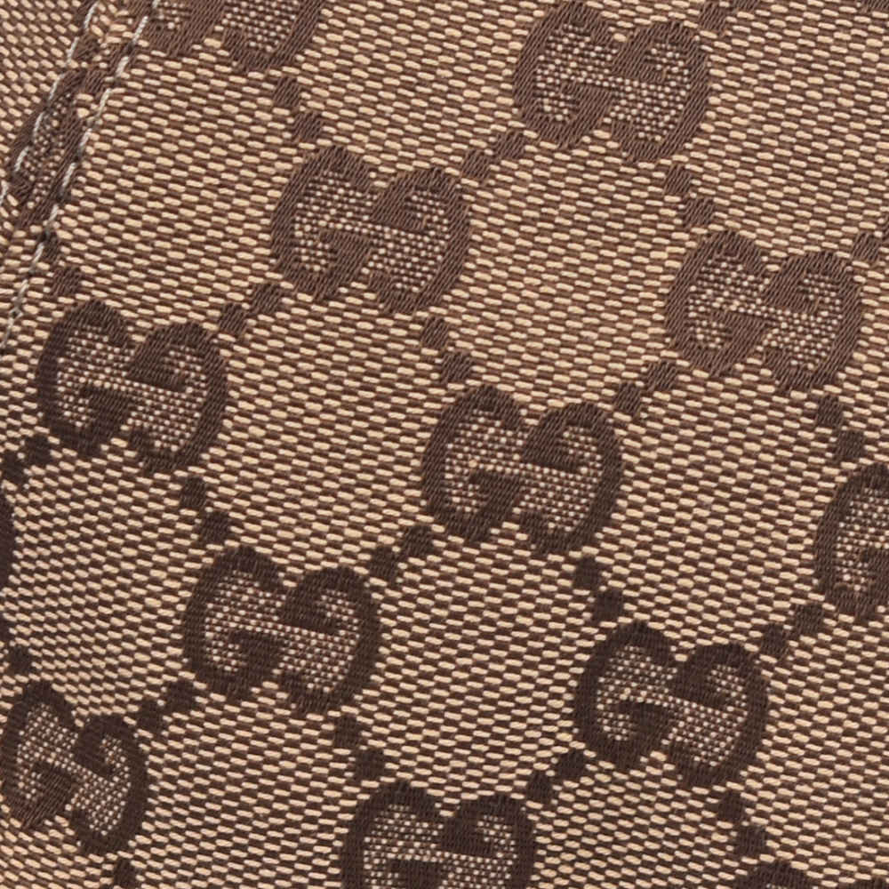 Gucci Embroidered Logo Monogram Brown Premium Cap-3