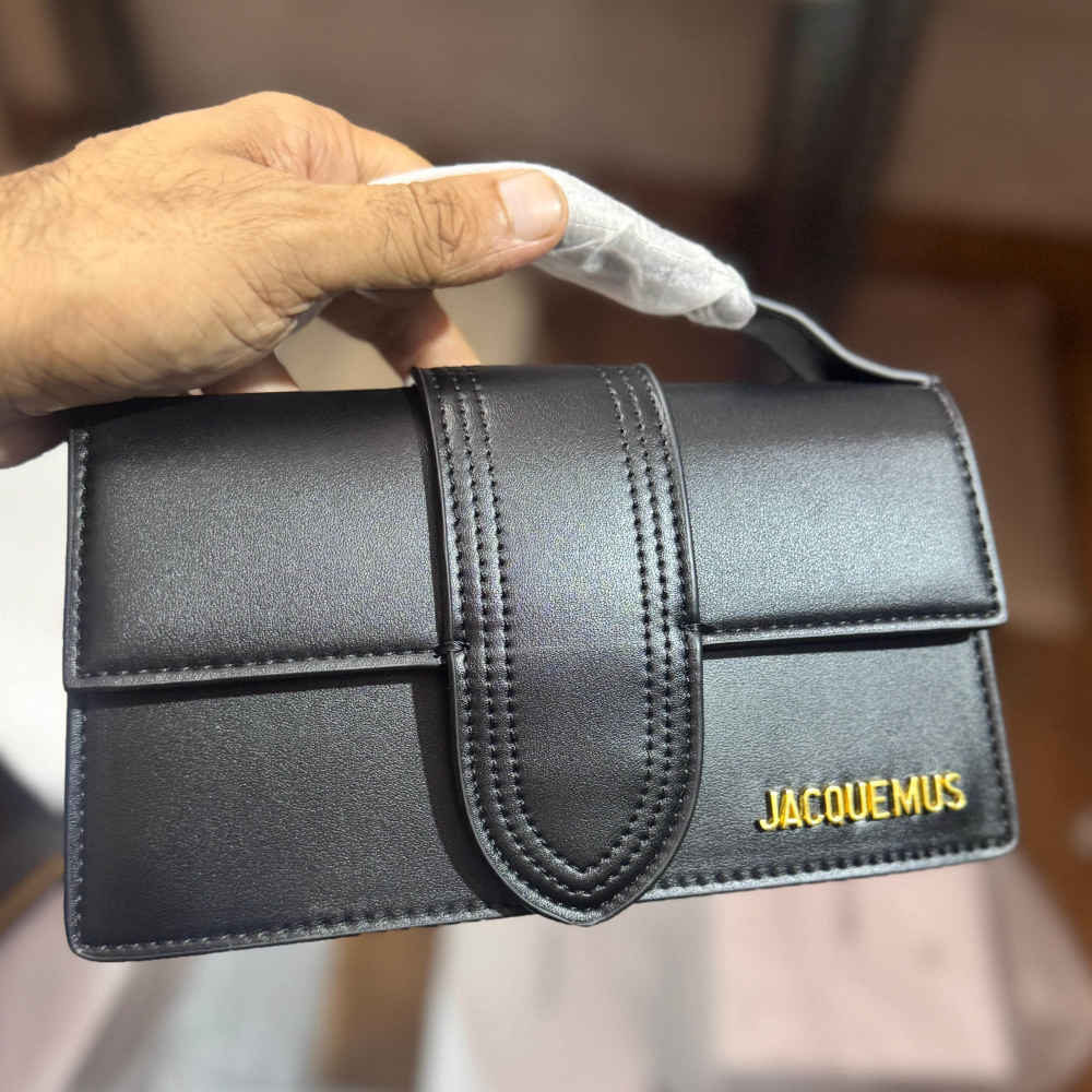 Jacquemus Le Bamino Black Handbag-thumb-0