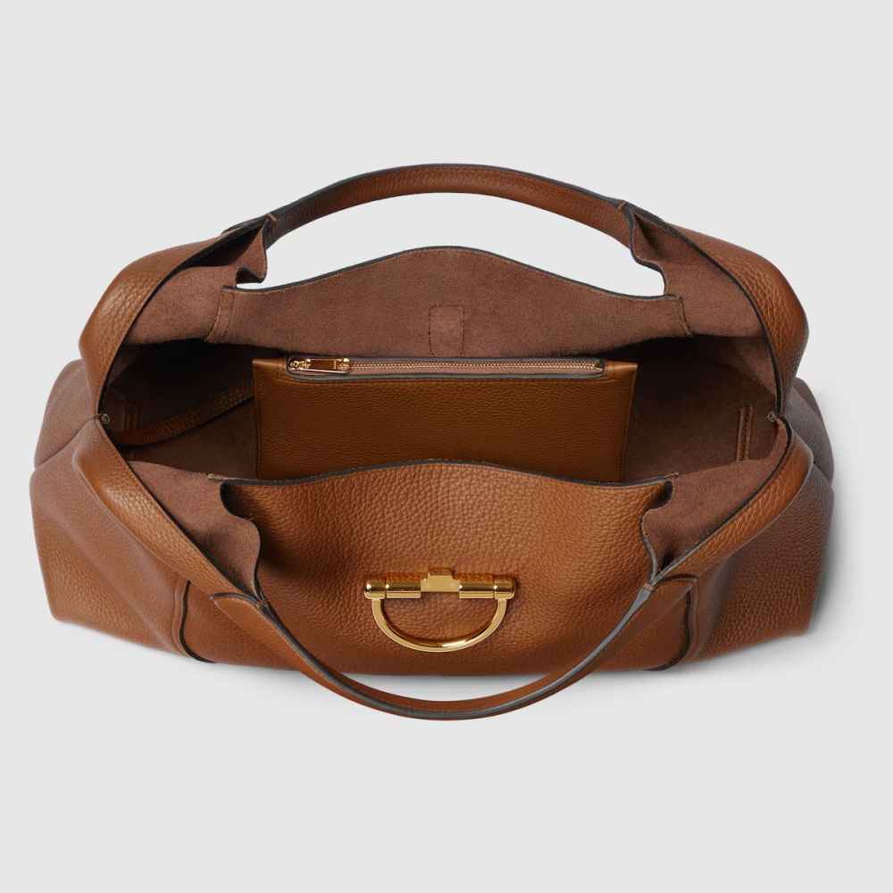 Gucci Softbit Maxi Brown Shoulder Bag-7