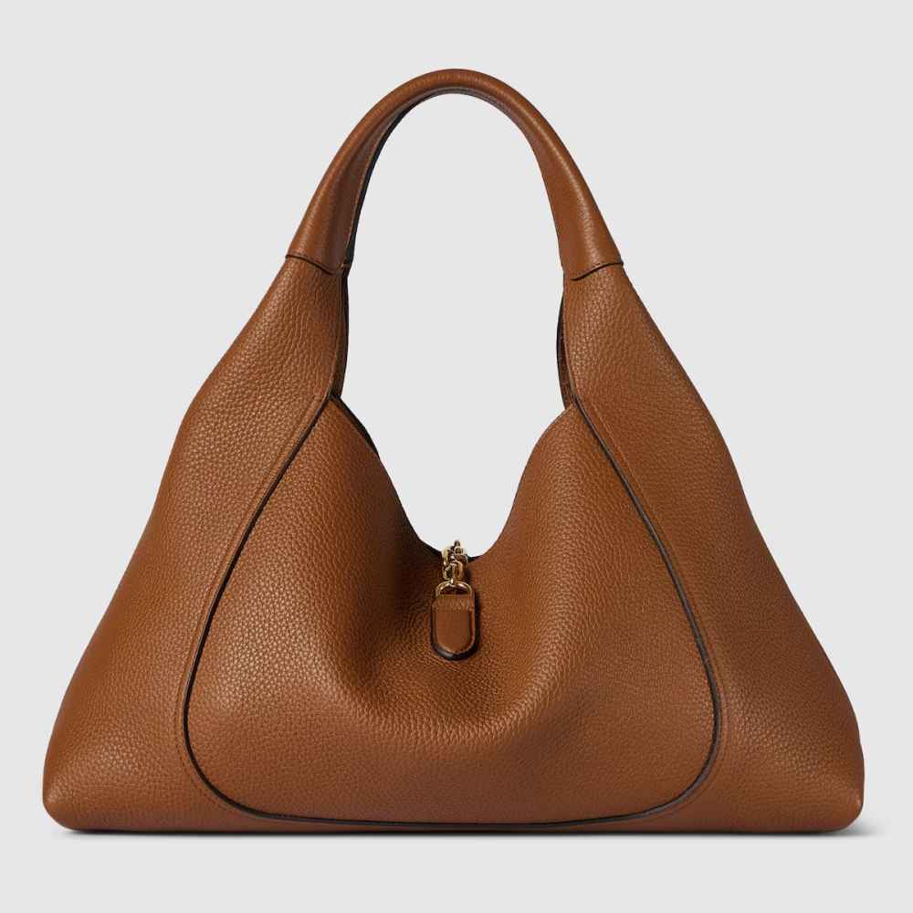 Gucci Softbit Maxi Brown Shoulder Bag-1