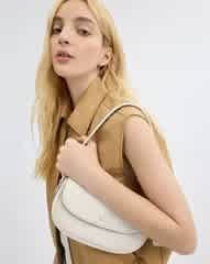 Coach Emmy Saddle Premium White Shoulder Bag-6