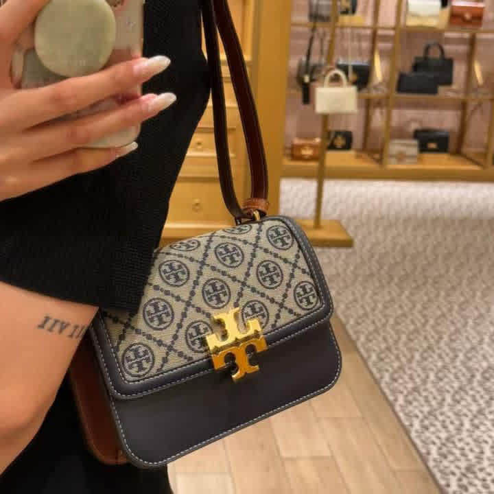 Tory Burch Mini Miller Black Sling Bag-3