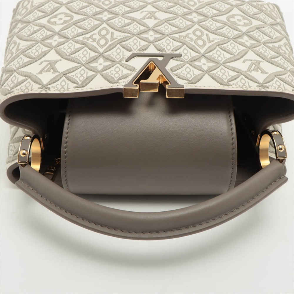 Louis Vuitton Capucines BB Since 1854 Monogram Jacquard Handbag-5