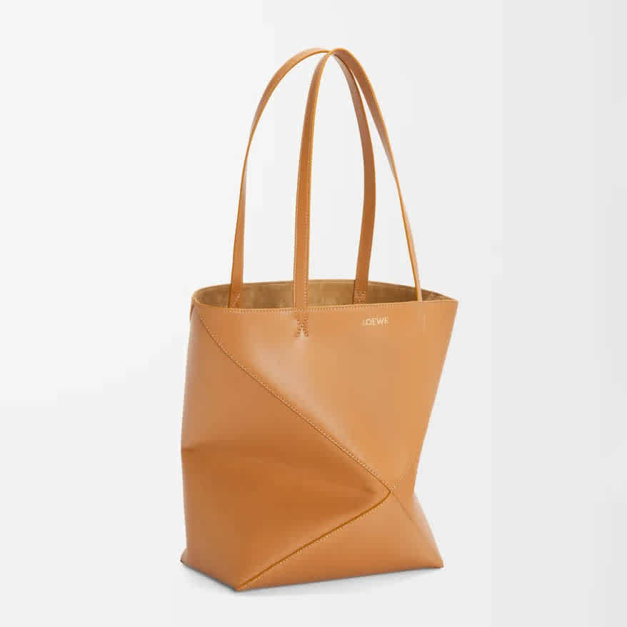 Loewe Puzzle Fold Brown Bucket Bag-1