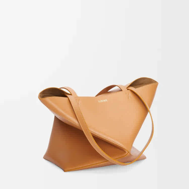 Loewe Puzzle Fold Brown Bucket Bag-4