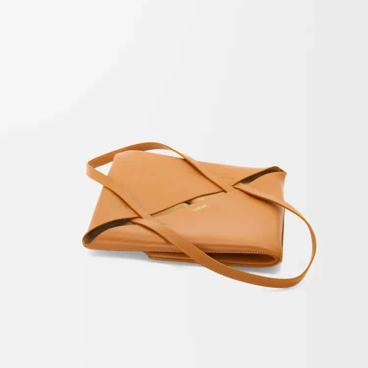 Loewe Puzzle Fold Brown Bucket Bag-5