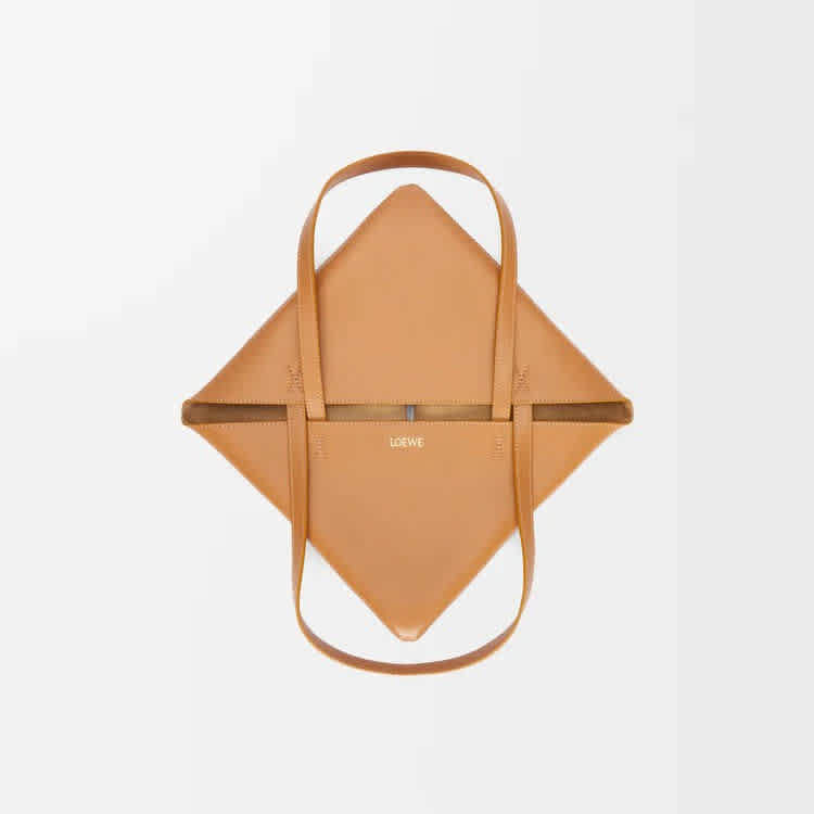 Loewe Puzzle Fold Brown Bucket Bag-6