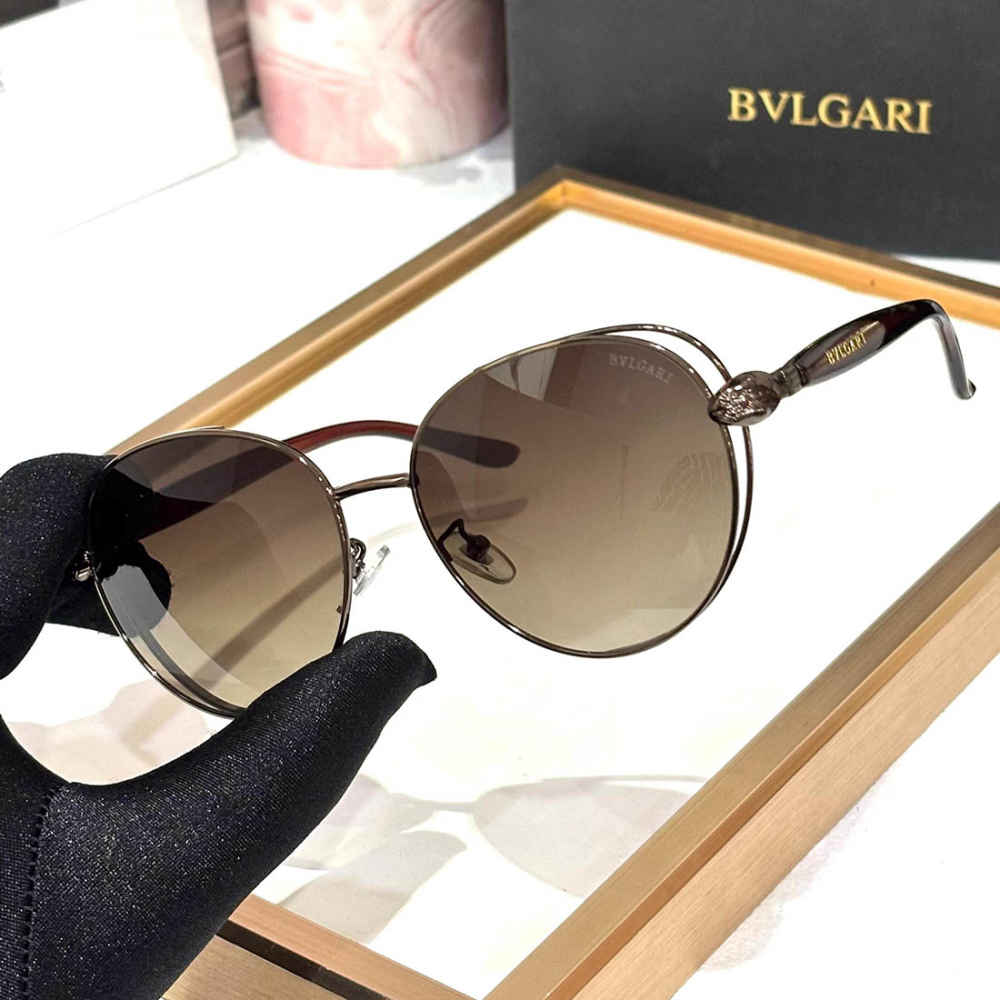 Bvlgari Brown Premium Women's Sunglasses-thumb-1