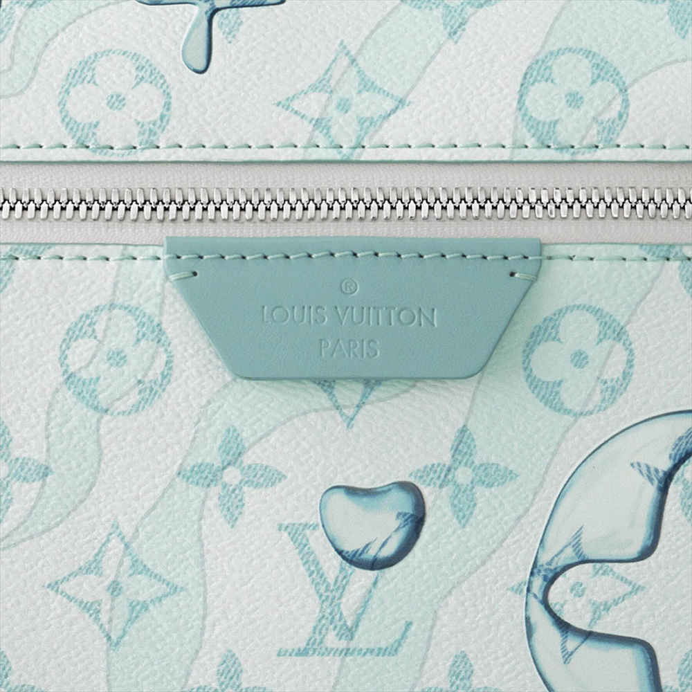 Louis Vuitton Discovery Blue Backpack-5