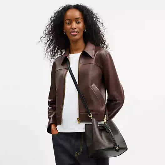 Coach Rowan Bucket Brown Bucket Shoulder bag-4