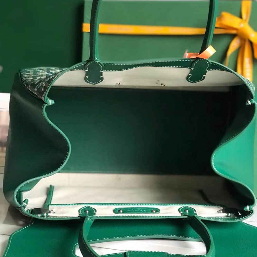 Goyard Saigon Green Handbag-6