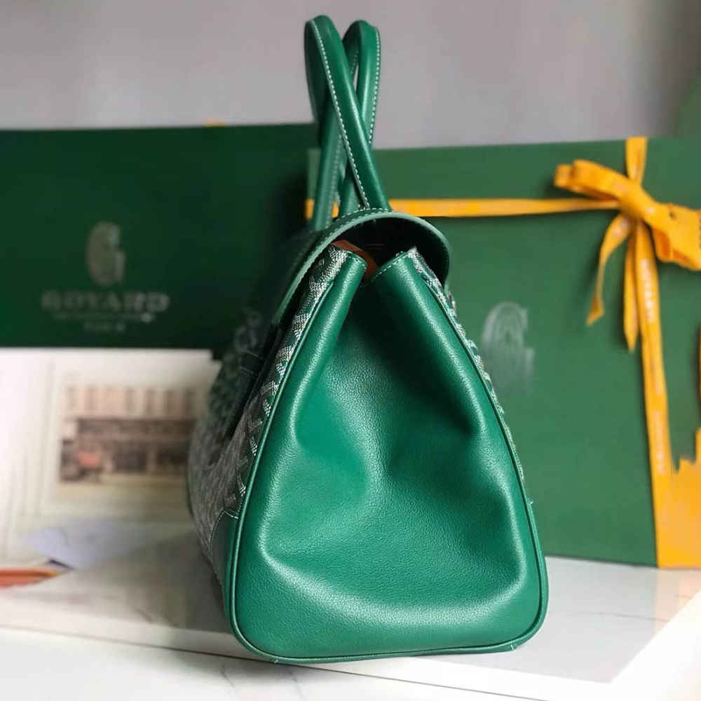 Goyard Saigon Green Handbag-2