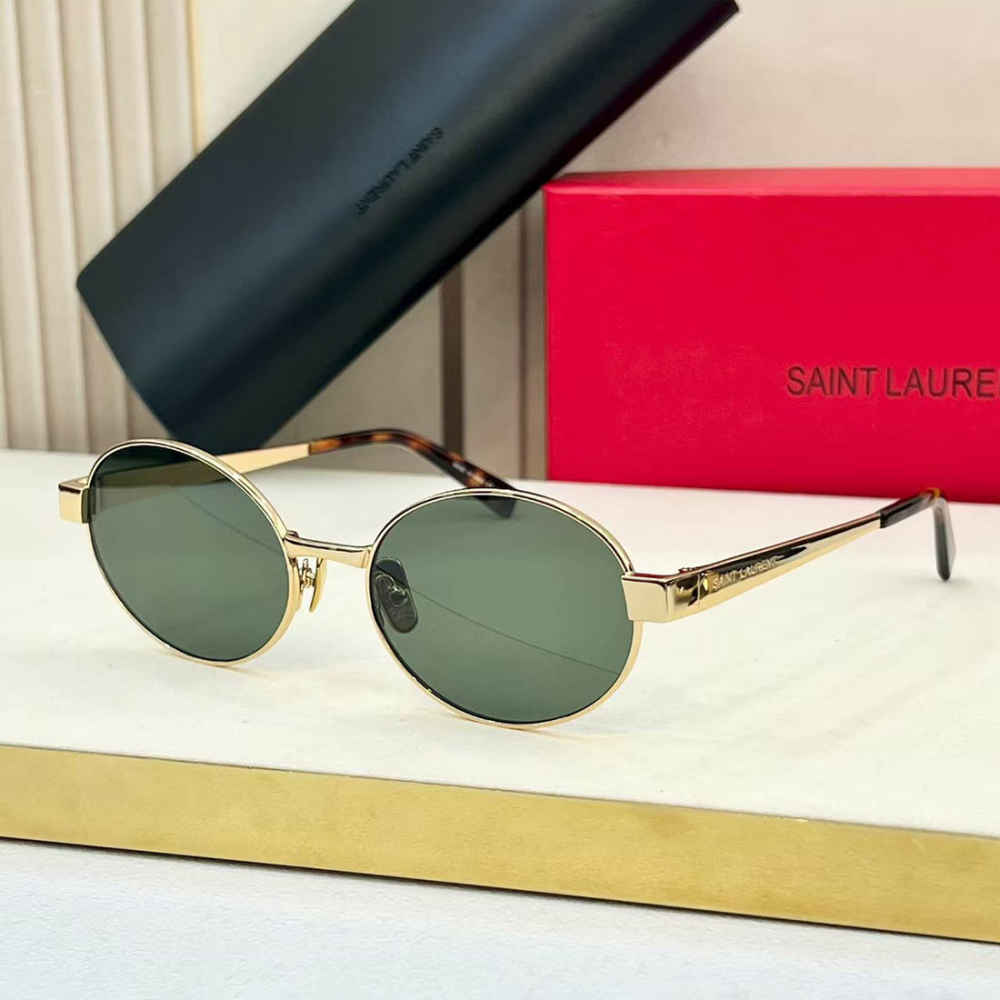 Saint Laurent Green Luxury Sunglasses-thumb-0