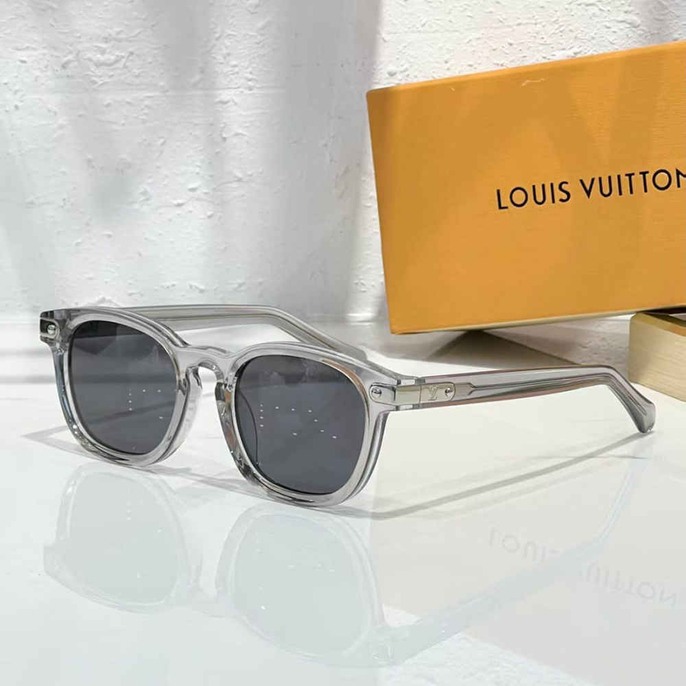 Louis Vuitton Grey Premium Sunglasses-thumb-0