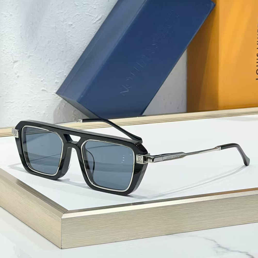 Louis Vuitton Black Premium Sunglasses-thumb-0
