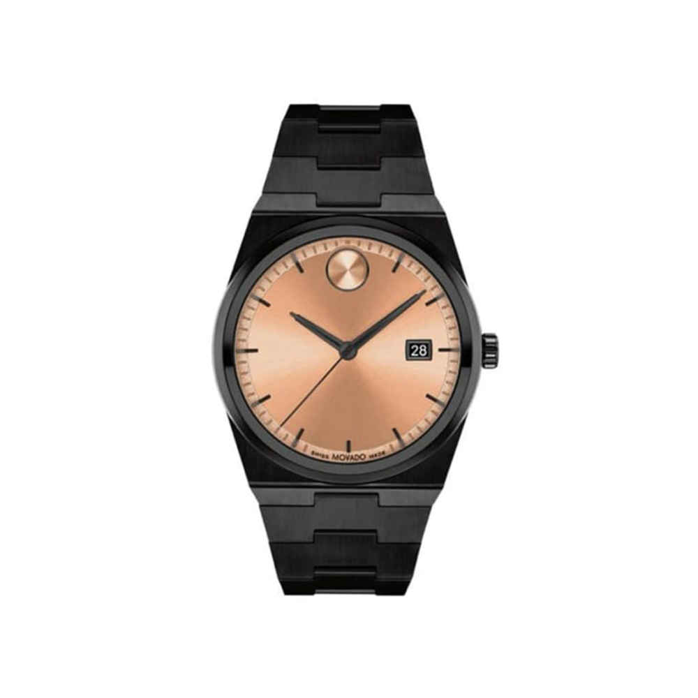 Movado Bold Quest Rose Gold Dial Unisex Watch 3601244-thumb-0