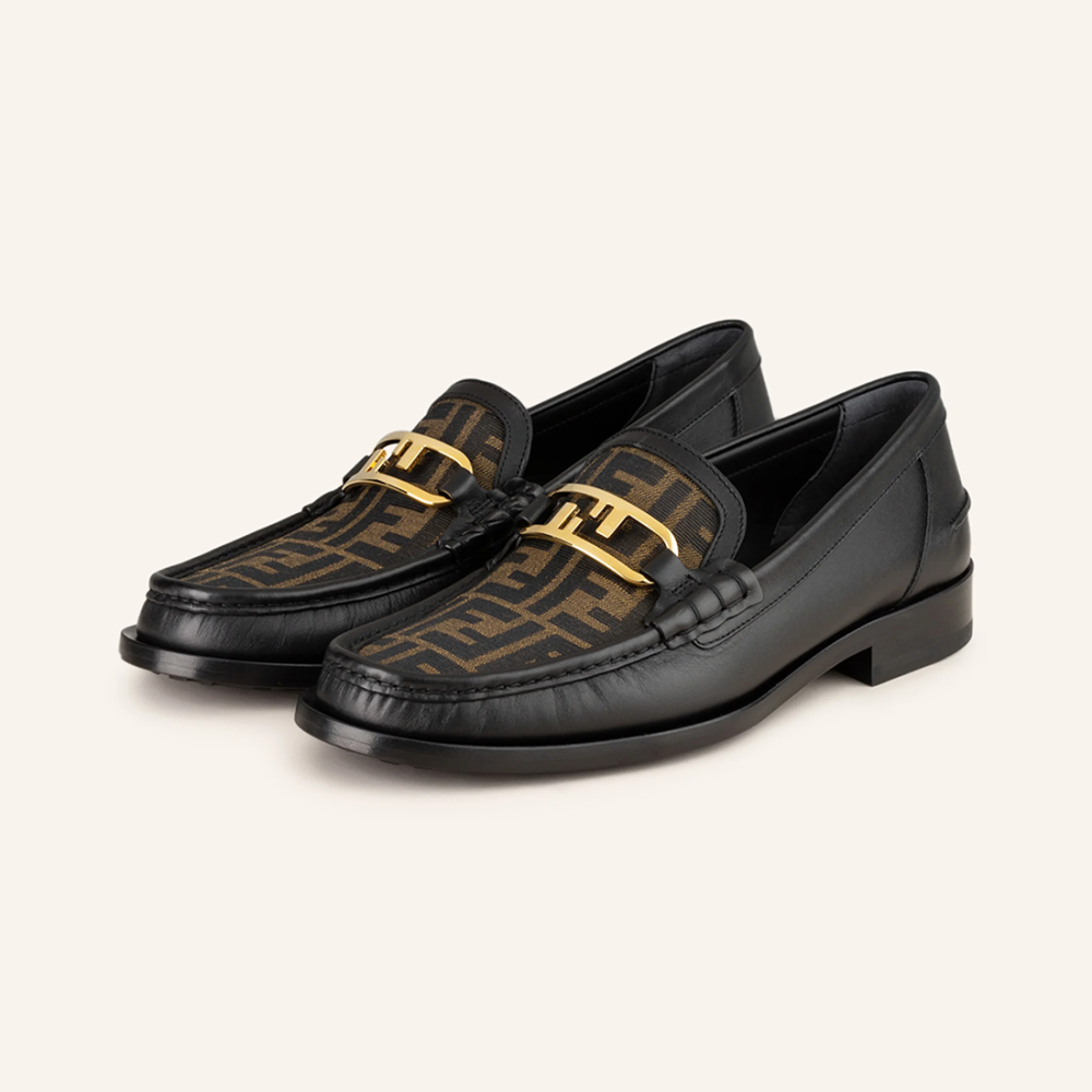 Fendi Black Premium Quality Loafer-thumb-0