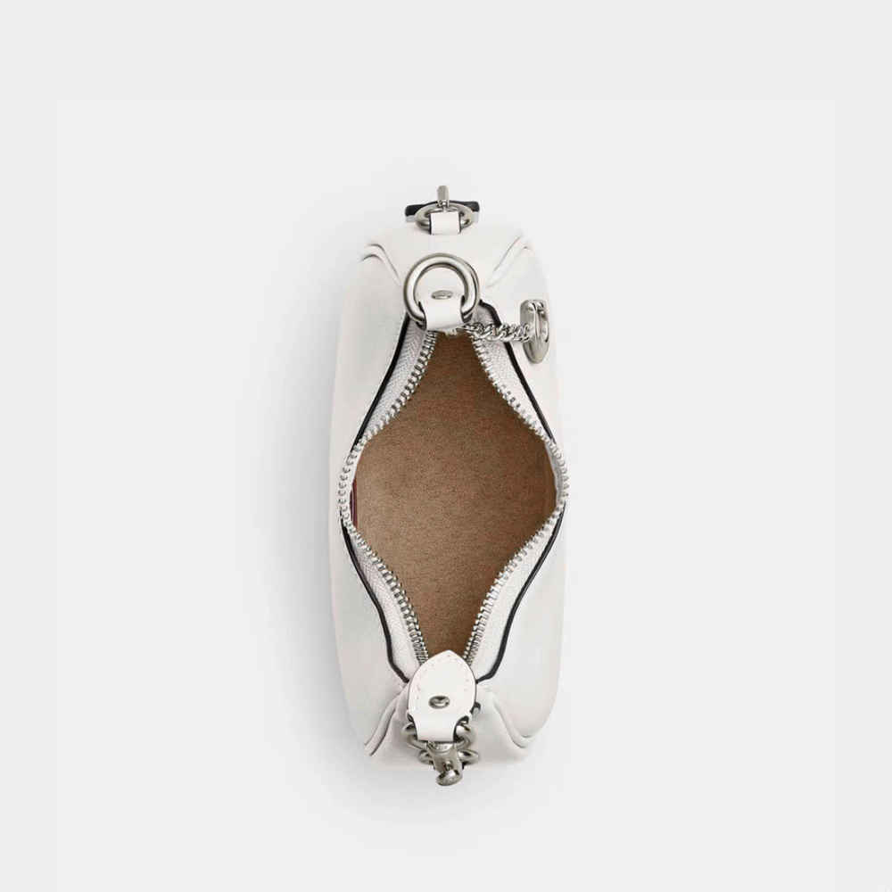 Coach Jonie Small White Handbag-thumb-3