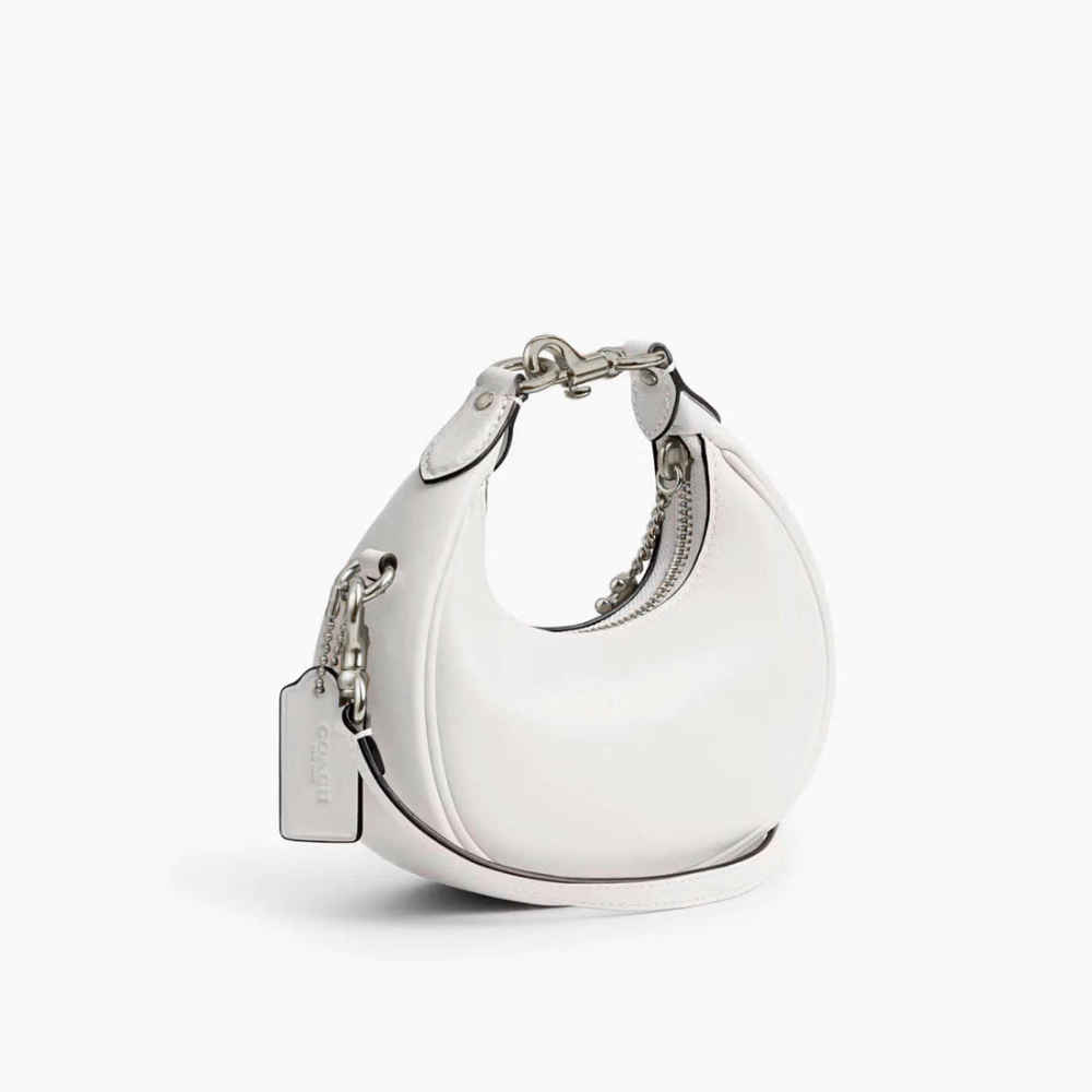 Coach Jonie Small White Handbag-thumb-1