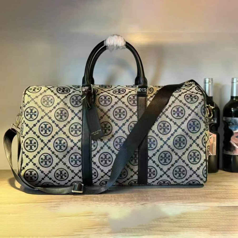 Tory Burch T Monogram Large Boston Bag-thumb-0