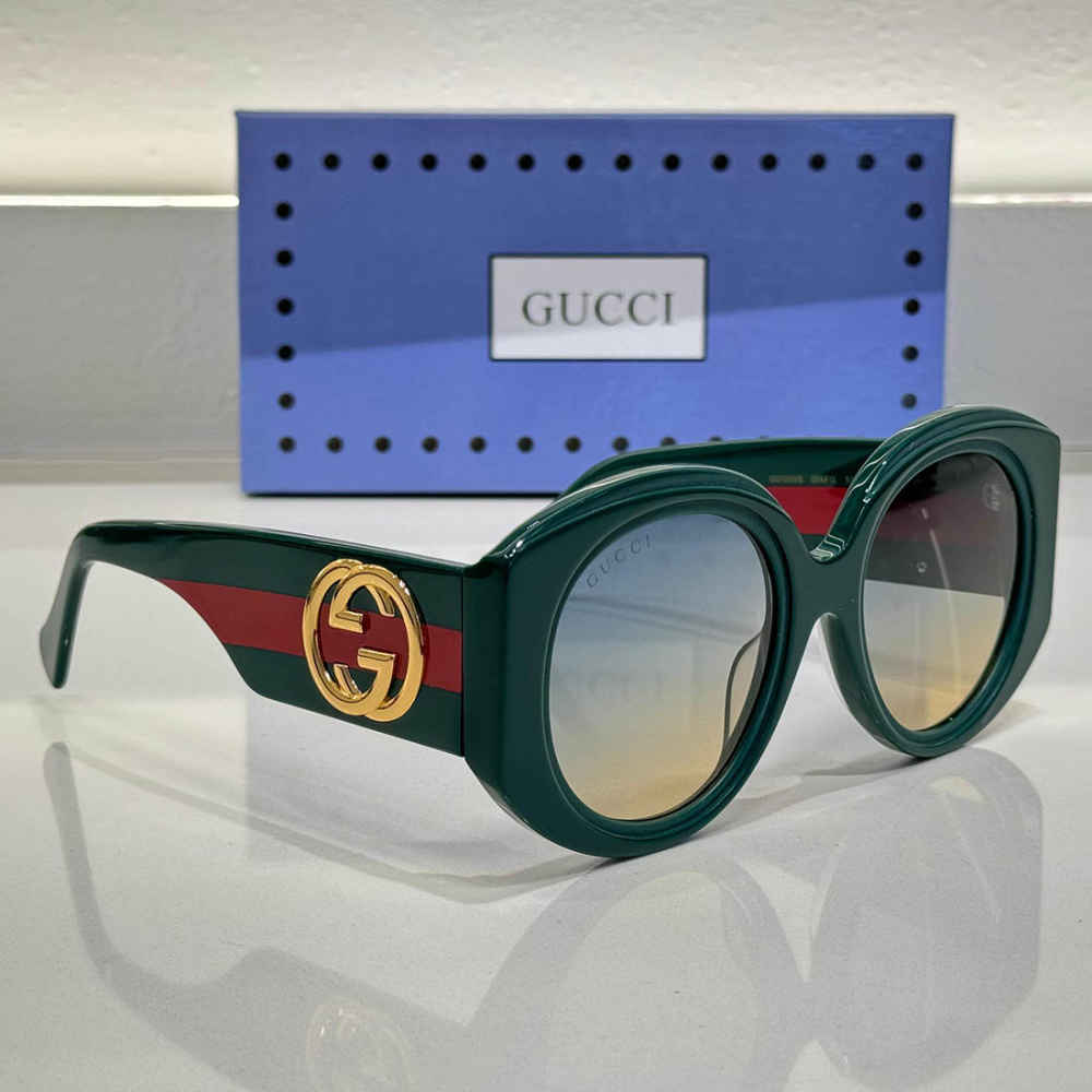 Gucci Green Premium Women's Sunglasses-1