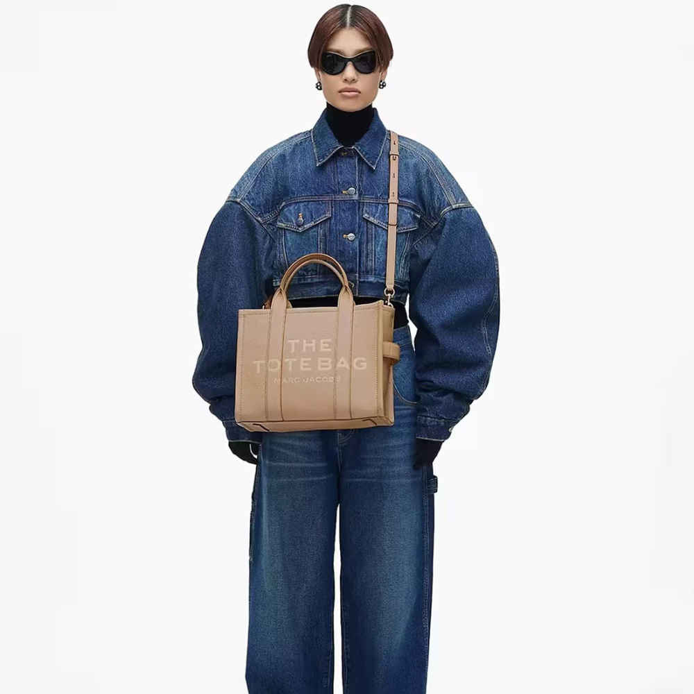 Marc Jacobs Brown Leather Medium Tote Bag-4