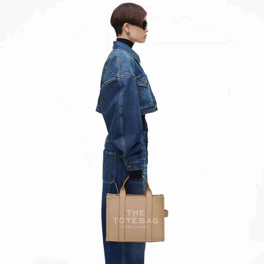 Marc Jacobs Brown Leather Medium Tote Bag-5