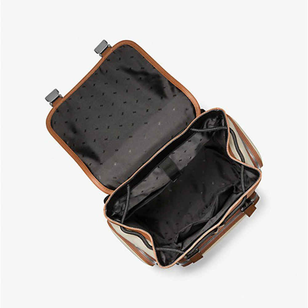 Michael Kors Cooper Two-Tone Canvas Backpack-thumb-2