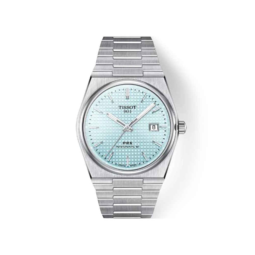 Tissot PRX Powermatic 80 ice Blue Dial Watch T137.407.11.351.00-thumb-0