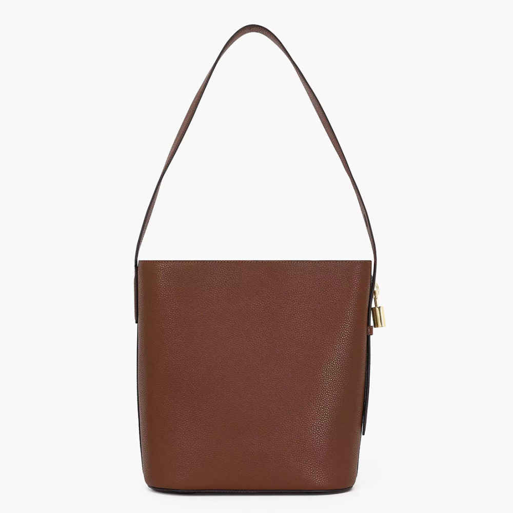 Marc Jacobs Brown Leather Bucket Bag-1