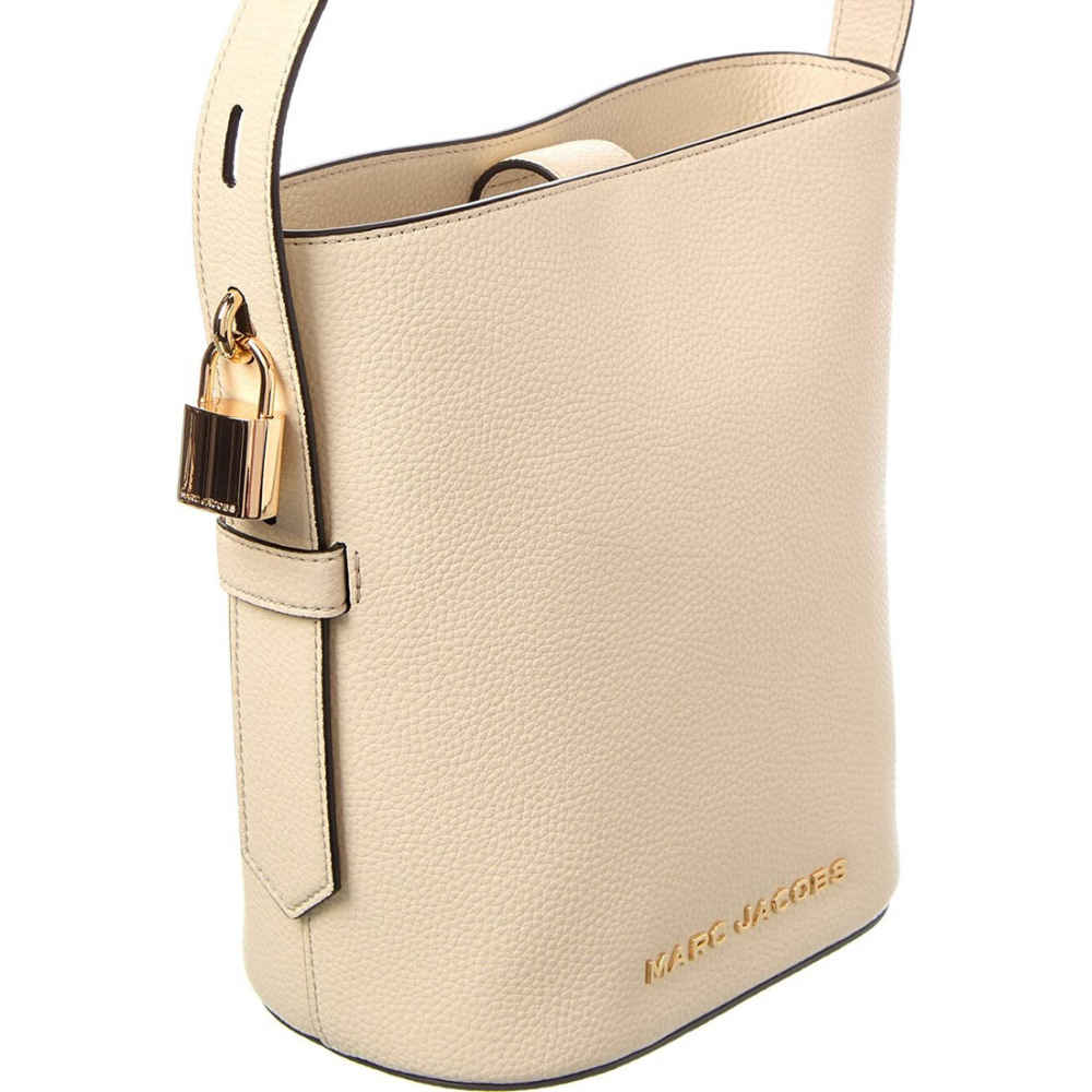 Marc Jacobs Cream Leather Bucket Bucket Bag-2