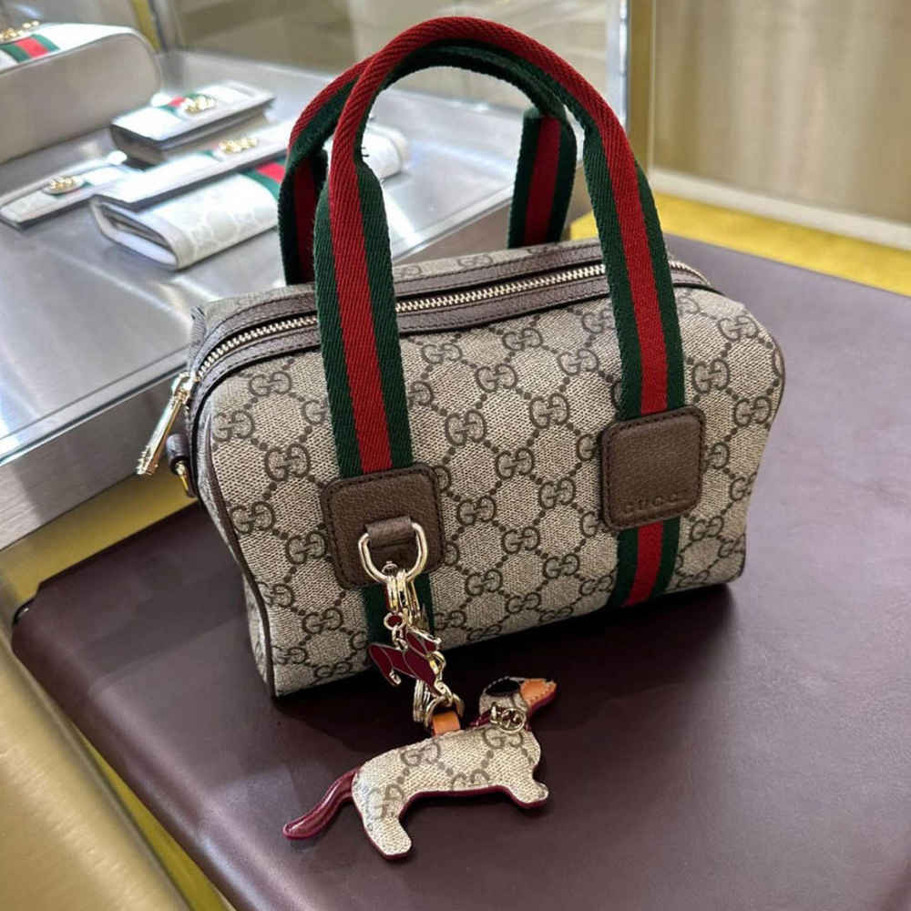 Gucci Mini Speedy Beige Handbag-2