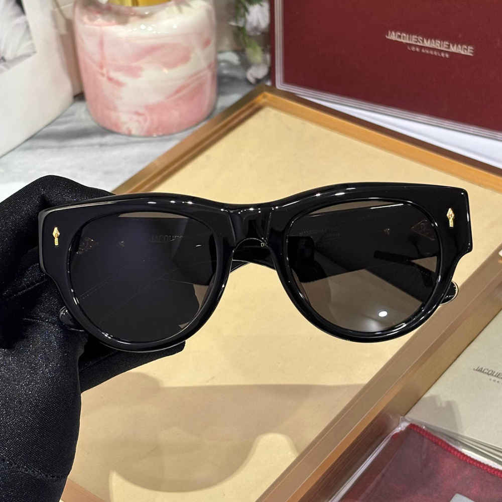 Jacques Marie Mage Last Frontier Rollingsun Black Sunglasses-2