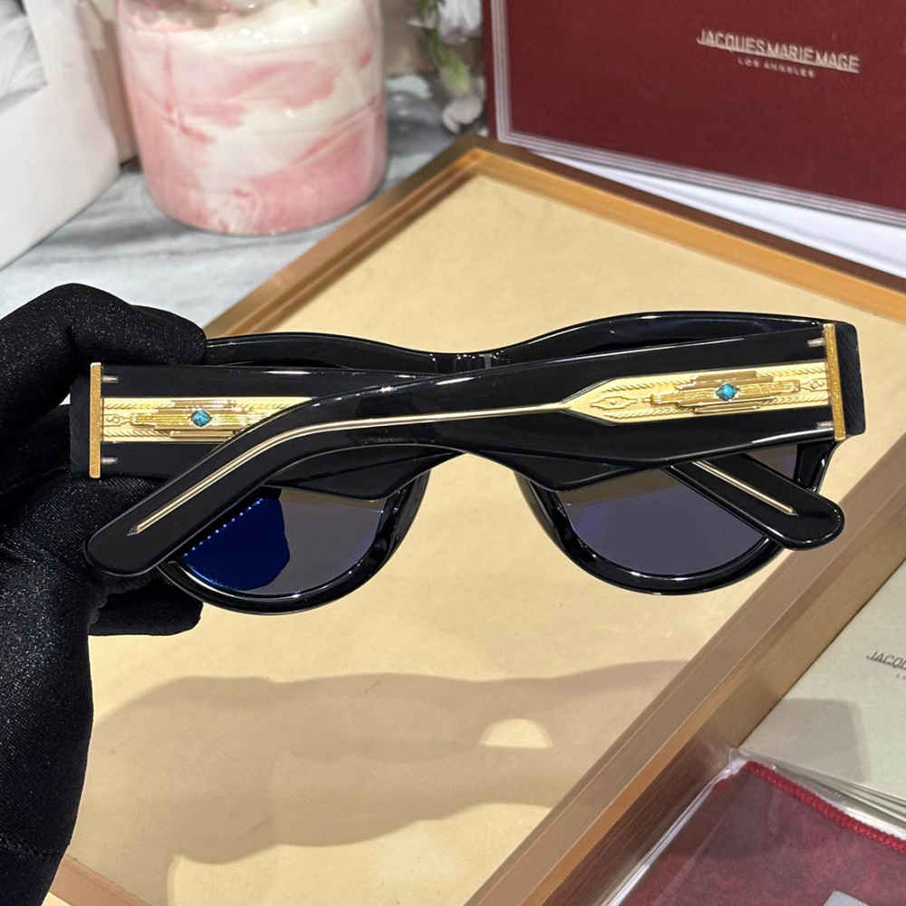 Jacques Marie Mage Last Frontier Rollingsun Black Sunglasses-3