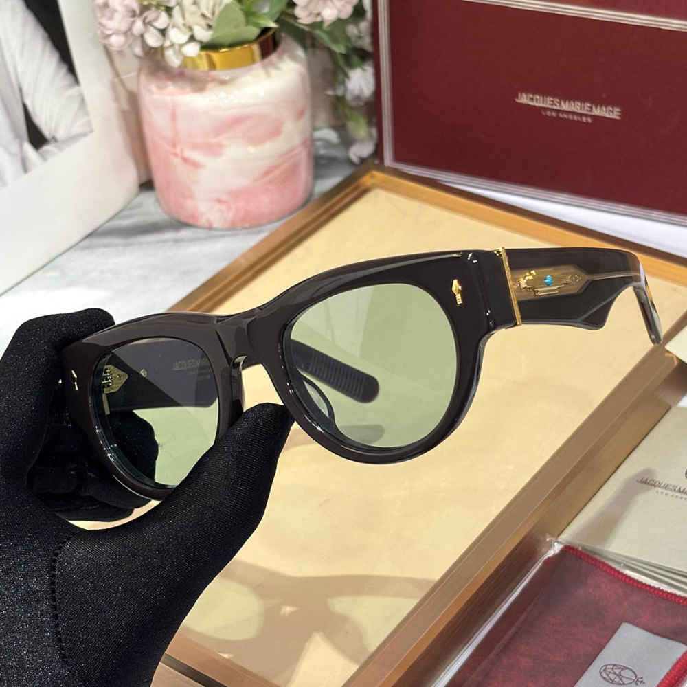 Jacques Marie Mage Last Frontier Rollingsun Brown Sunglasses-1