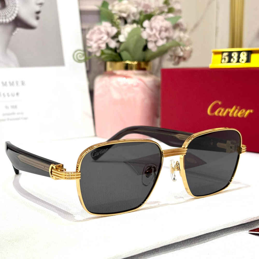 Cartier Black Luxury Sunglasses-2