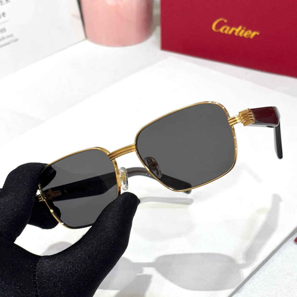 Cartier Black Luxury Sunglasses-1