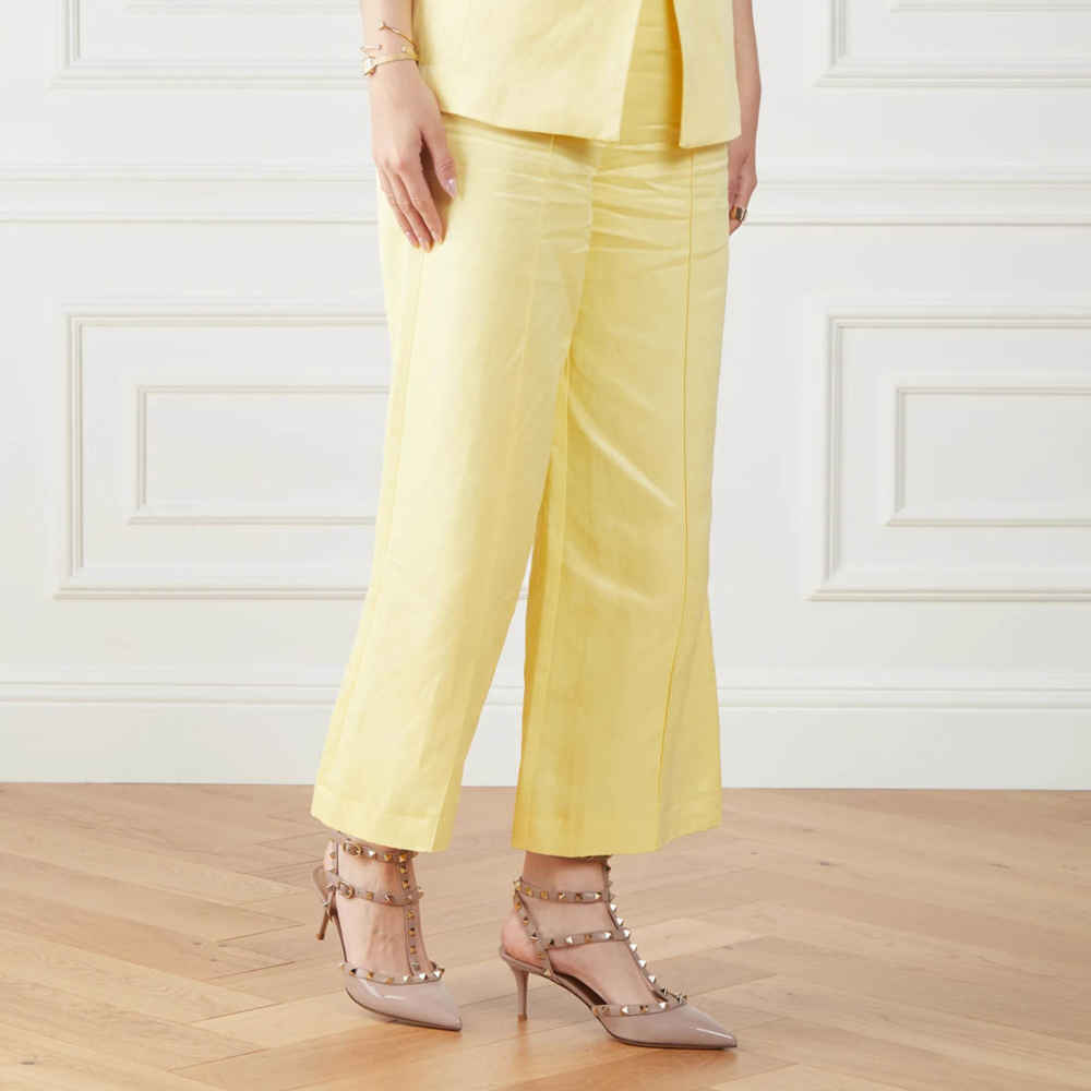 Valentino Garavani Light Pink Rockstud Caged Heel Sandles-3