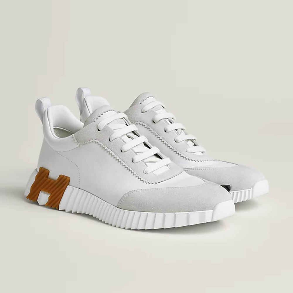 Hermes White Bouncing Premium Sneaker-thumb-1